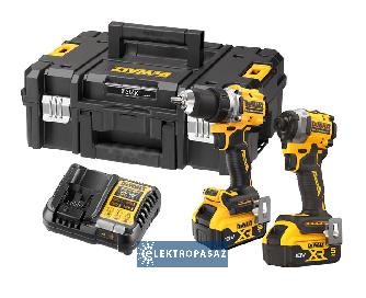 Zestaw narzędzi Combo DeWalt DCK2051P2T-QW 18V XR 2x5,0Ah DCD800+DCF850 TSTAK 1