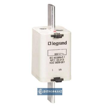 Wkładka topikowa przemysłowa zwłoczna NH00 WT-00 160A 500V AC gG WSK 016355 Legrand 1