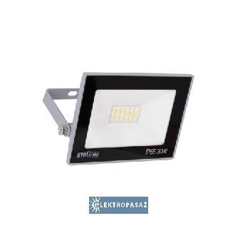 Naświetlacz LED Slim  20W 1690lm biała zimna IP65 szary Kroma Struhm 03701 Ideus 1