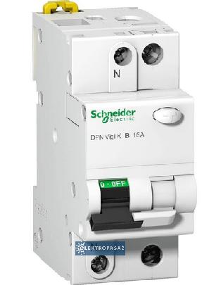 Wyłącznik różnicowonadprądowy 2P B 16A 0,03A typ AC  6kA DPN Vigi K A9D22616 Schneider 1