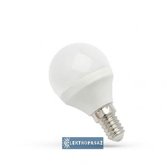 Żarówka LED kulka E14  6,0W 520lm biała ciepła 160st. Spectrum WOJ+13022 Wojnarowscy 1