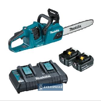 Pilarka łańcuchowa Makita DUC355PT2 prow. 35cm 2x18V LXT 2x5,0Ah Li-Ion 1