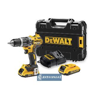 Akumulatorowa wiertarko-wkrętarka udarowa DeWalt DCD796D2-QW 18V XR 2x2,0Ah Li-Ion TStak 1