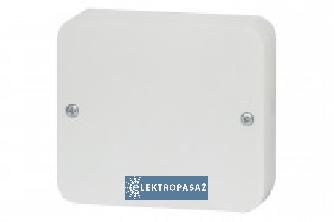 Puszka instalacyjna natynkowa  90x 80x  2,5mm bez zacisków IP20 biała P4 Pak-Plast 1