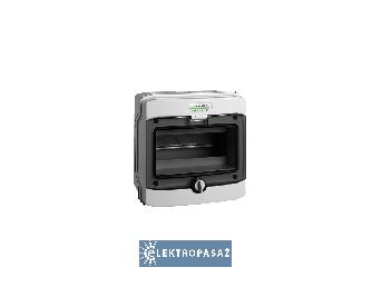 Rozdzielnica modułowa natynkowa 1x 8 N+PE IP65 klapka transparentna PHS 8T 101493 Noark 1
