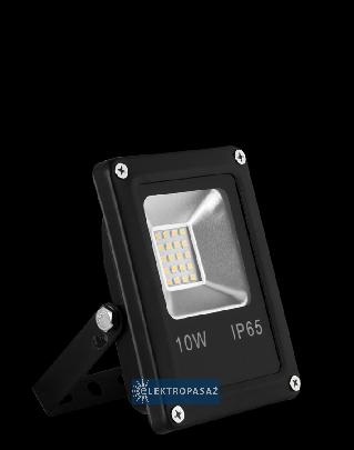 Naświetlacz LED Slim  10W SMD 700lm biała ciepła IP65 czarny EE-09-SS010-3B EcoEnergy 1