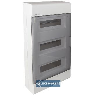 Rozdzielnica modułowa natynkowa 3x12 N+PE IP40 z klapką SRn-36 1.36 Elektro-plast Opatówek 1