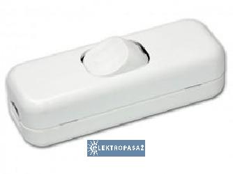 Łącznik kołyskowy przelotowy 6A 250V IP20 biały WP-20 WP2001 Schneider 1