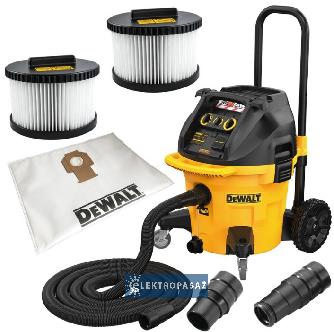 Odkurzacz przemysłowy DeWalt DWV905M-QS 1400W 38L klasa M regulacja siły ssania 1