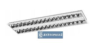 Oprawa rastrowa LED Celta 2-120 50W 5000lm barwa neutralna, wpuszczana 120cm LD-CE2120W-50 GTV 1