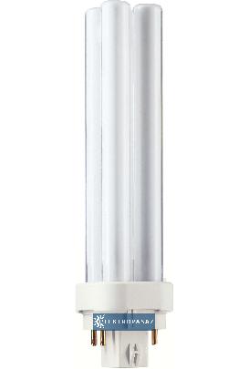 Świetlówka kompaktowa wtykowa G24q-2 (4-pin) 18W 1200lm biała neutralna Master PL-C 18W/840/4P 62334870 Philips 1
