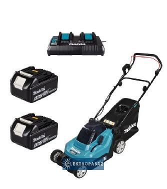 Kosiarka Makita DLM382PT2 38cm 2x18V 2x5,0Ah Li-lon 1