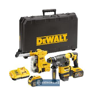 Młotowiertarka SDS-plus DeWalt DCH335X2-QW 3,5J 54V XR FlexVolt 2x9,0Ah Li-Ion + system odsysania pyłu TSTAK Nowość 1