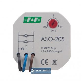 Automat schodowy do puszki 10A 230V AC 0,5-10min IP20 ASO-205 F&F Filipowski 1