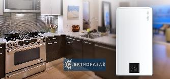 Elektryczny ogrzewacz wody Cube  75L z cyfrowym sterowaniem wiszący pionowo wydajność 142L 851267 Atlantic 1