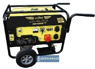 Agregat prądotwórczy ADLER AD-688S plus 6,8kVA / 6,2 kW / 230/400V  AVR benzyna 3800.689 1
