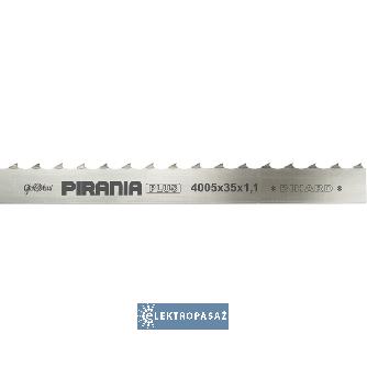 Piła taśmowa 4005x35x1,1/22z Pirania Plus HOR do drewna świeżego w trakach taśm. 10szt. PA410-4005-0003 Globus 1