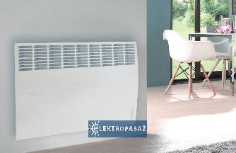 Grzejnik konwekcyjny elektryczny 1000W F120 naścienny biały termostat z programatorem 002471 Atlantic 1
