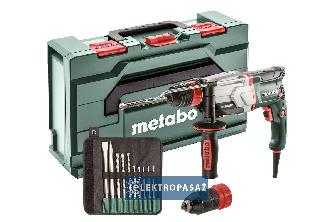Młotowiertarka SDS-plus Metabo UHE 2660-2 Quick Set 2,8J 800W + zestaw 10 wierteł metaBOX 145 L 600697510 1