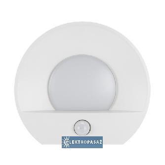 Oprawa meblowa LED czujnik ruchu PIR 1W 55lm biała zimna IP20 okrągła biała Pop LED Struhm 03999 Ideus 1