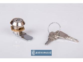 Zamek z kluczem nr 827 do szafek i rozdzielnic ZT-7 M230427 Karwasz 1