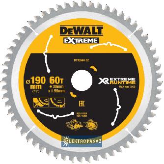 Tarcza DeWalt DT99564-QZ 190mm 60z do pilarki XR EXTREME Runtime z otworem 30 mm 1