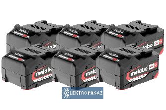 Zestaw 6 x akumulator Metabo Li-Power 18V/4,0Ah 625151000 1