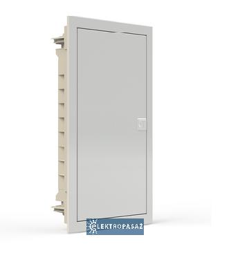 Rozdzielnica modułowa podtynkowa 3x14 N+PE IP40 IK06 drzwi metalowe białe PMF 36 107103 NOARK 1