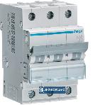 Wyłącznik nadprądowy 3P C 25A  6kA AC MCB MCN325E Hager Polo 1