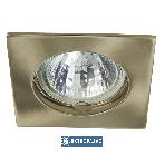 Oprawa punktowa podtynkowa nieruchoma MR16 IP20 kwadratowa miedź Navi CTX-DS10-AB 04693 Kanlux 1