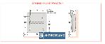 Grzejnik konwekcyjny elektryczny  500W F120 naścienny biały termostat z programatorem 002470 Atlantic 3