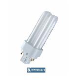Świetlówka kompaktowa wtykowa G24q-2 (4-pin) 18W 1200lm biała neutralna Duluxe D/E 18W/840 4050300017617 Ledvance 1