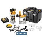 Akumulatorowa frezarka górnowrzecionowa DeWalt DCW604P2-QW 18V XR 2x5,0Ah Li-Ion TStak 1