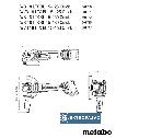 Szlifierka kątowa akumulatorowa Metabo WB 18 LTX BL 15-125 Quick 125mm 18V 2x5,5Ah LiHD metaBOX 165 L 601730660 4