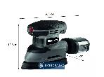 Szlifierka oscylacyjna Delta Graphite 59G336 180W Topex 4