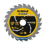 Piła tarczowa HM do elektronarzędzi 190x30x1,55/0,99/24z XR Extreme Runtime do cięcia wzdłużnego drewna DT99562-QZ DeWalt 1