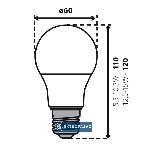Żarówka LED GLS E27  8,5W 850lm DIM ściemnialna biała neutralna 240st. IQ-LEDDIM 27286 Kanlux 2
