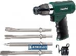 Pneumatyczny młot udarowy kujący z uchwytem Hex 10mm Metabo DMH 30 Set 6,2 bar walizka  604115500 1