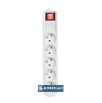 Przedłużacz listwa zabezpieczająca 1,5m 5x2P+Z 10A szary ARC5 ARC-5-1,5-S Arcon / Armac 1
