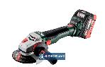 Szlifierka kątowa akumulatorowa Metabo WB 18 LTX BL 15-125 Quick 125mm 18V 2x5,5Ah LiHD metaBOX 165 L 601730660 2