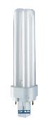 Świetlówka kompaktowa wtykowa G24D-2 (2-pin) 18W 1200lm biała nautralna Dulux D 18W/840 4050300012056 Ledvance 1