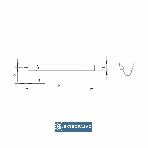 Frez trzpieniowy VHM do grawerowania - dwustopniowy H1=2xH=38xd=3xD=1 / 1 LS104-0103-0001 Globus 2