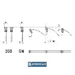 Piła tarczowa HM do wielopił i traków 4n 300x70x3,2/2,2/24z+4 2GS20 zab.4(20x6) MULTIX PRO Standard do cięcia wzdłużnego PS122-0300-0002 Globus 2