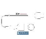 Przedłużacz ogrodowy 10m 1x2P 10A 2x 1,0mm2 OWY (H05VV-F) IP20 pomarańczowy PU/0006 Rum-Lux 2