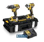 Zestaw narzędzi Combo DeWalt DCK266P2-QW 18V XR 2x5,0Ah Li-Ion DCD796+DCF887 ToughSystem 1