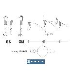 Piła tarczowa HM 450x30x4,0/2,8/36z GS20 do cięcia wzdłużnego drewna PS010-0450-0013 Globus 2