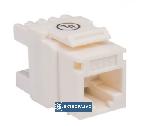Moduł gniazda komputerowego RJ45 kat. 6 UTP nieekranowany narzędziowy biały CCAS-K6-UTP C&C 1