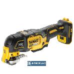 Akumulatorowe narzędzie wielofunkcyjne DeWalt DCS356P2-QW 18V 2x5,0Ah XR + akcesoria  T-STAK 4