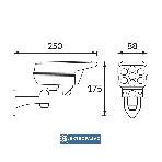 Naświetlacz LED solarny SONO z czujnikiem ruchu 5W 350lm barwa zimnobiała IP44 pilot 04510 Ideus 4