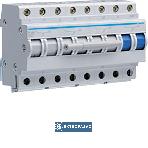 Przełącznik zasilania modułowy I-0-II 4P  63A 400V AC SF463 Hager Polo 1